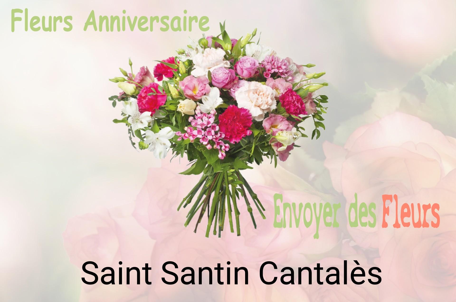 Bouquet de fleurs d’anniversaire livré à Saint-Santin-Cantalès